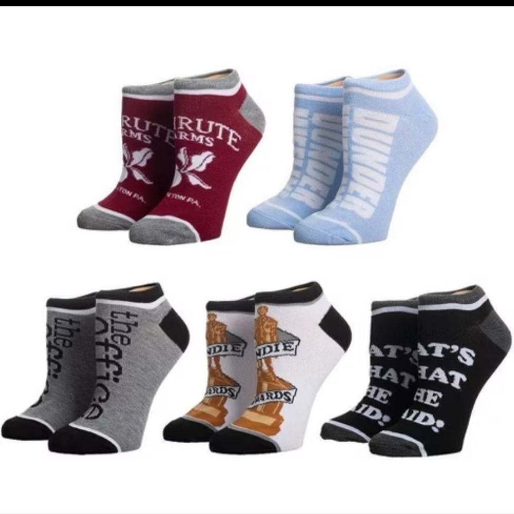 The Office Ankle Socks 5-pack